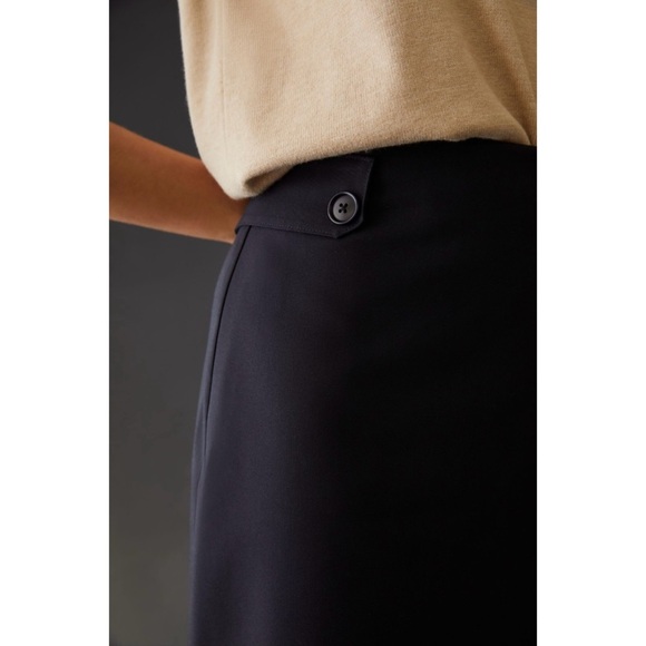 EVA FRANCO NAVY BLUE TAILORED MINI SKIRT SZ 10 NWT - Picture 3 of 9